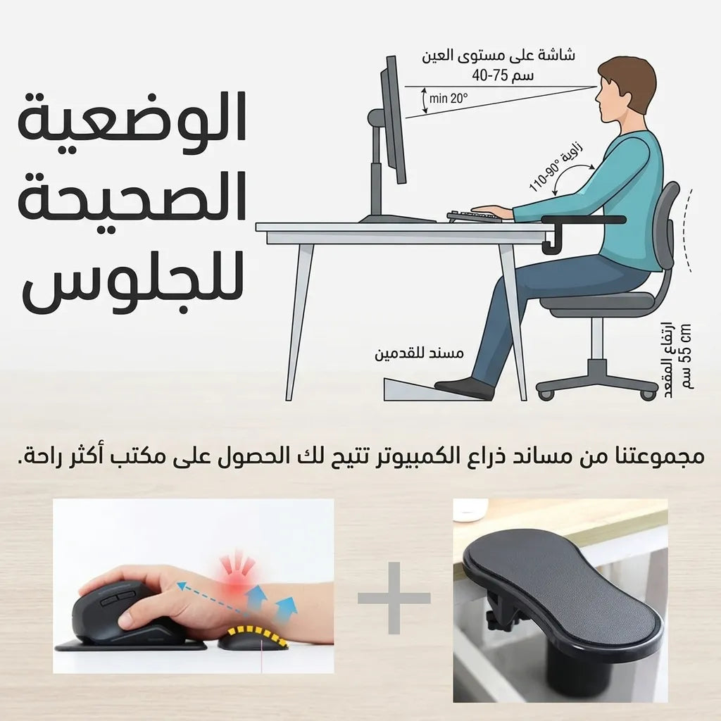 سيبورة المعصم والذراع المكتبي