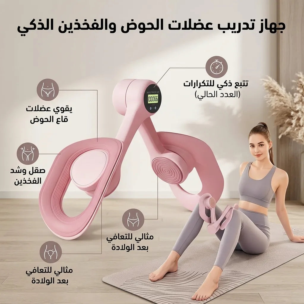الجهاز الذكي لشد عضلات الحوض واسترجاع الرشاقة