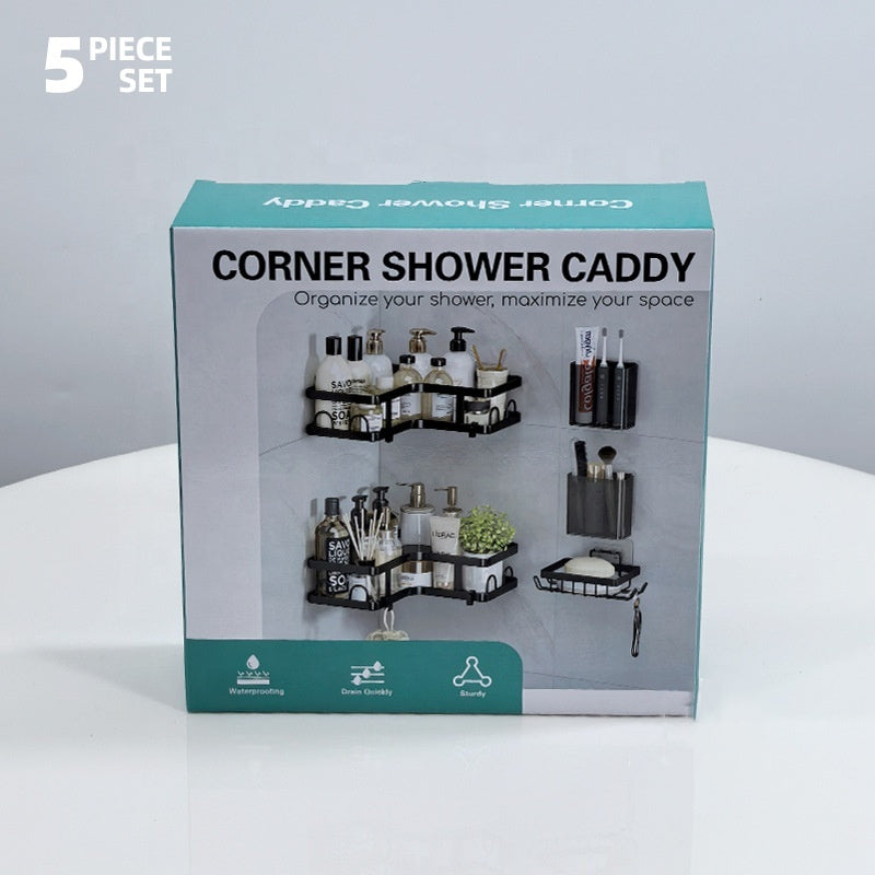 طقم منظم حمام 5 قطع